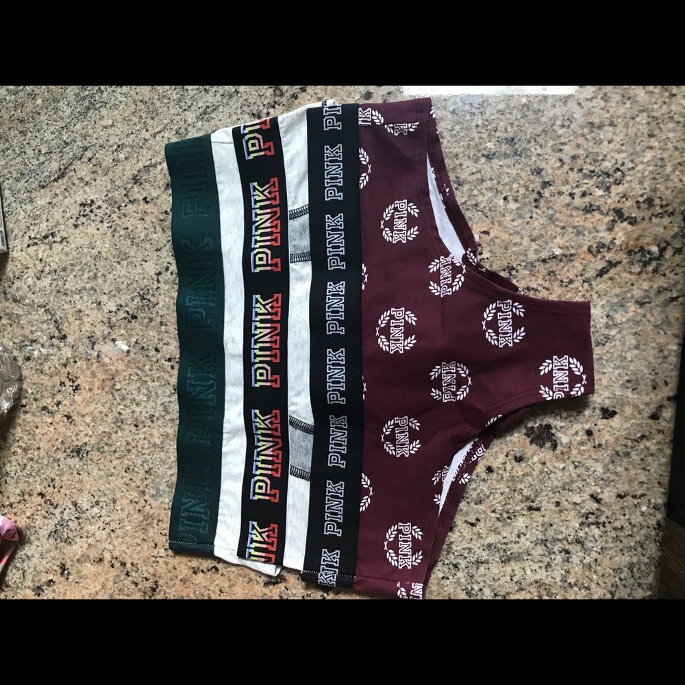 Pink Victoria Secret cheeky underwear 3/$18!